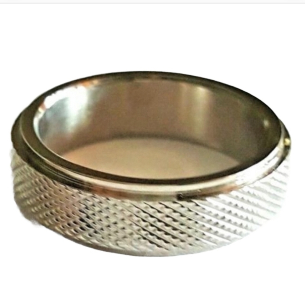 Men's Stainless Steel industrial  band rings Sizez 8  11 12 13  7mm *
